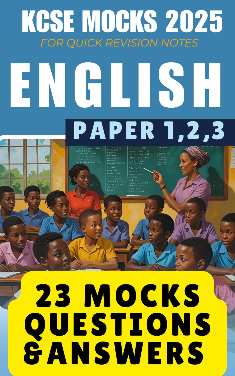 GATUNDU SOUTH SUB-COUNTY JOINT EXAMINATION 101/1 ENGLISH PAPER 1 cover